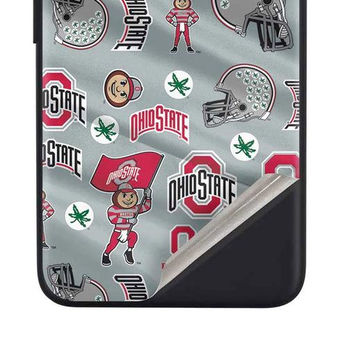 Ohio State University Pattern Google Pixel 4a Skin